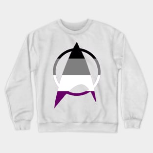 Asexual Stafleet Pride Crewneck Sweatshirt